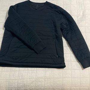 Lululemon black oversized sweatshirt size 6